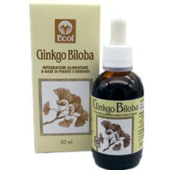 Ecol Ginkgo Biloba per il benessere dell'organismo Estratto analcolico 50ml