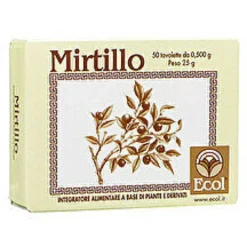 Ecol Mirtillo aiuta microcircolazione e vista 50 tavolette