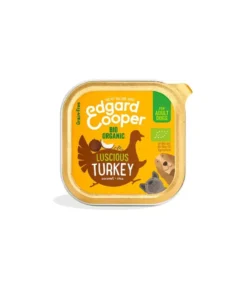 Edgard & Cooper Adult Tacchino Biologico Senza Cereali Cibo Umido per Cani 100g