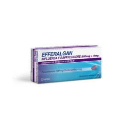 Efferalgan Influenza e Raffreddore 500mg + 4mg 16 compresse rivestite