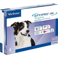 Effipro Duo Antiparassitario per cani dai 10-20kg 4 pipette