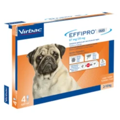 Effipro Duo Antiparassitario per cani dai 2-10Kg 4 pipette