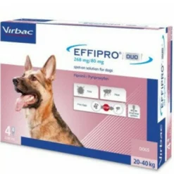Effipro Duo Antiparassitario per cani dai 20-40Kg 4 pipette
