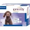Effitix Spot-On Soluzione 24 Pipette 2,20ml 134mg+1.200mg Cani Da 10 A 20kg
