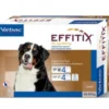 Effitix Spot-On Soluzione 24 Pipette 6,60ml 402mg + 3600mg Cani Da 40 A 60Kg