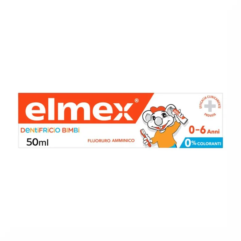 Elmex Dentifricio Bimbi Protezione Carie 0-6 Anni 50ml