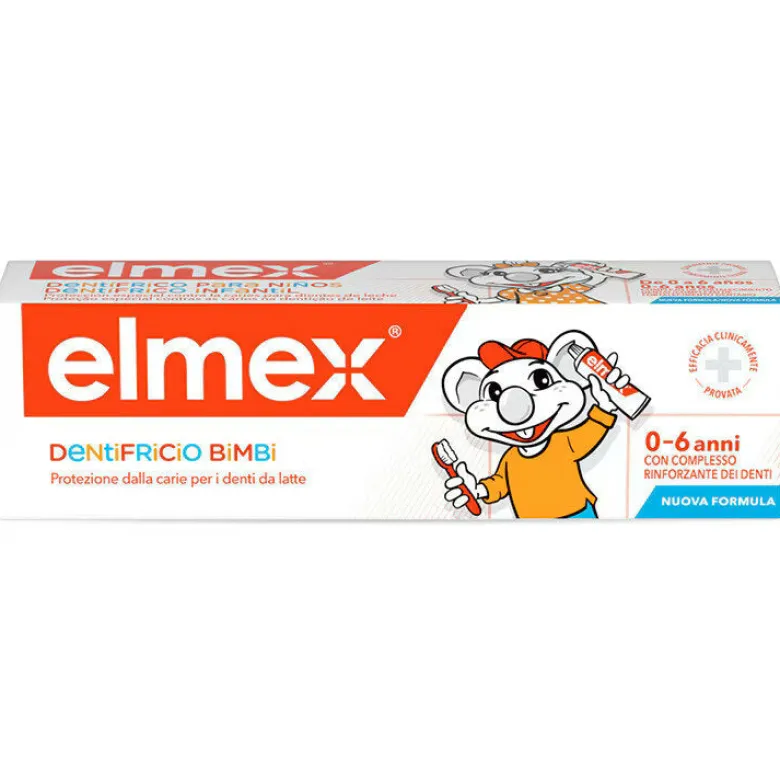 Elmex Dentifricio Bimbi Protezione Carie 0-6 Anni 50ml