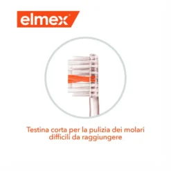 Elmex Spazzolino Protezione Carie Inter X Medio testina corta