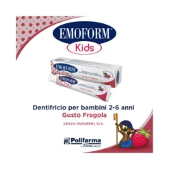 Emoform Kids dentifricio per bambini 2-6 anni gusto fragola 50ml
