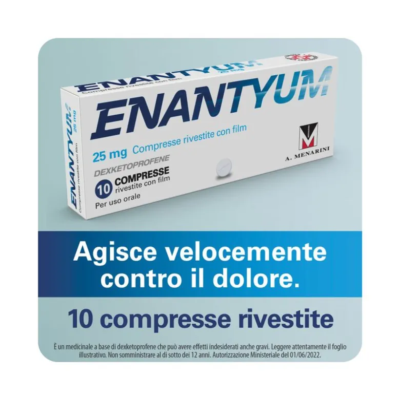 Enantyum 25mg 10 compresse