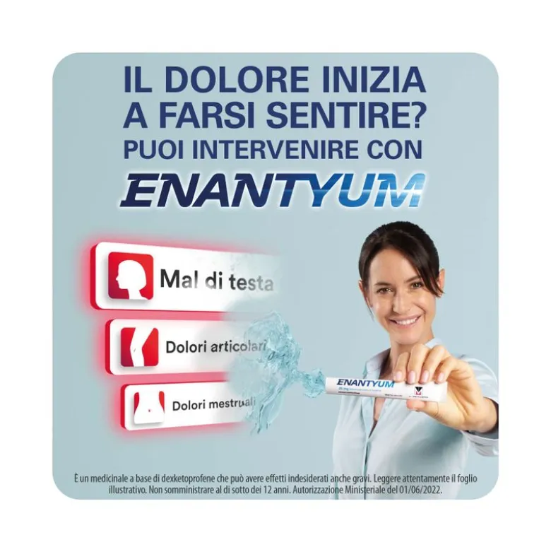 Enantyum 25mg soluzione orale 10 bustine