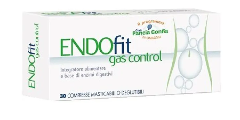 Endofit Gas Control 30 Compresse - Sollievo dal Gonfiore