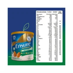 Ensure Advance Base Vegetale Integratore alimentare con Proteine Vegetali Gusto Mandorla 400g