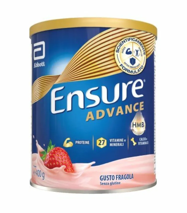Ensure Advance Integratore Alimentare Proteico Fragola 400g