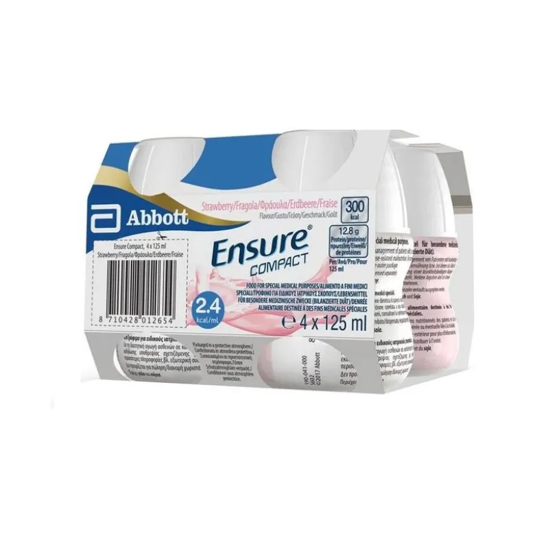 Ensure Compact Drink gusto fragola 4x125ml