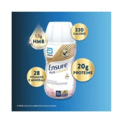 Ensure Plus Advance Drink Fragola 200mlx4 pezzi