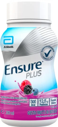 Ensure Plus Drink Frutti di Bosco 200mlx4 pezzi