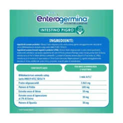 Enterogermina Intestino Pigro Fermenti Lattici Probiotici Prebiotici Integratore Regolarità Intestinale 10 Bustine