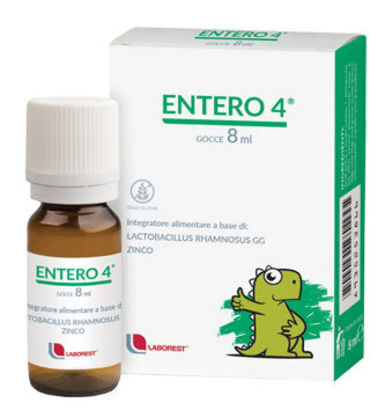 Entero 4 Gocce per il benessere intestinale 8ml