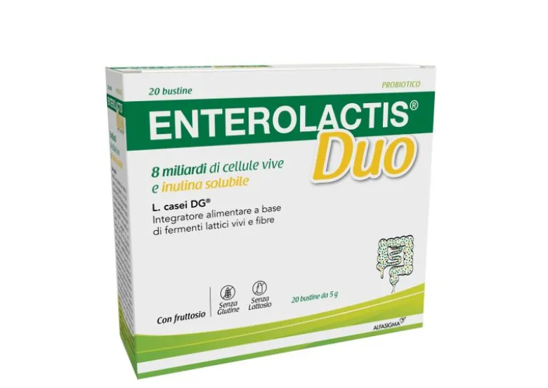 Enterolactis Duo 20 Bustine - Integratore Probiotico Efficace