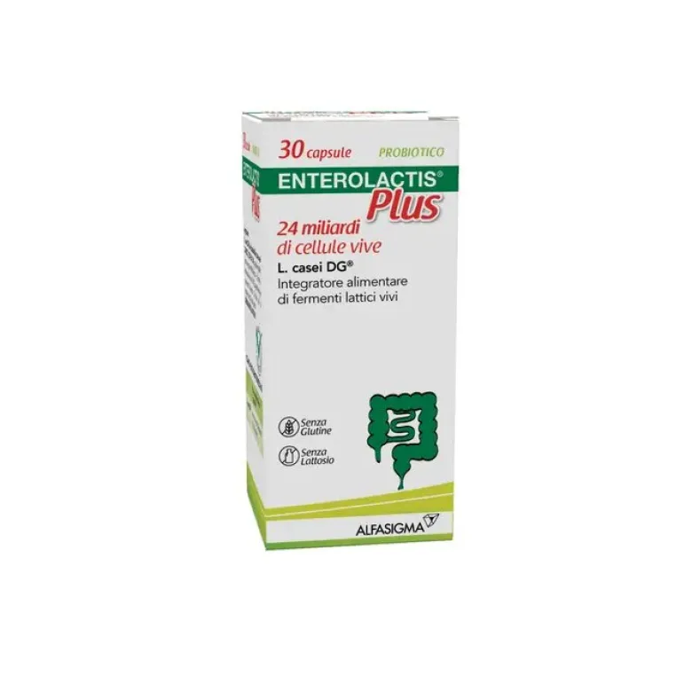 Enterolactis Plus 30 Capsule - Integratore Probiotico Avanzato
