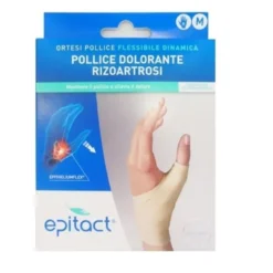 Epitact Ortesi propriocettiva flessibile pollice dolorante rizoartrosi mano destra Taglia M 1 pezzo