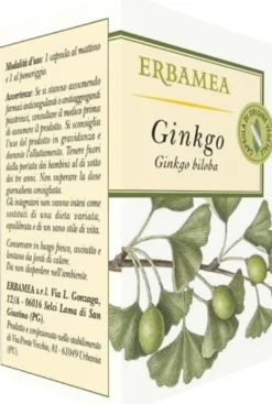 Erbamea Ginkgo integratore alimentare utile per la circolazione 50 capsule