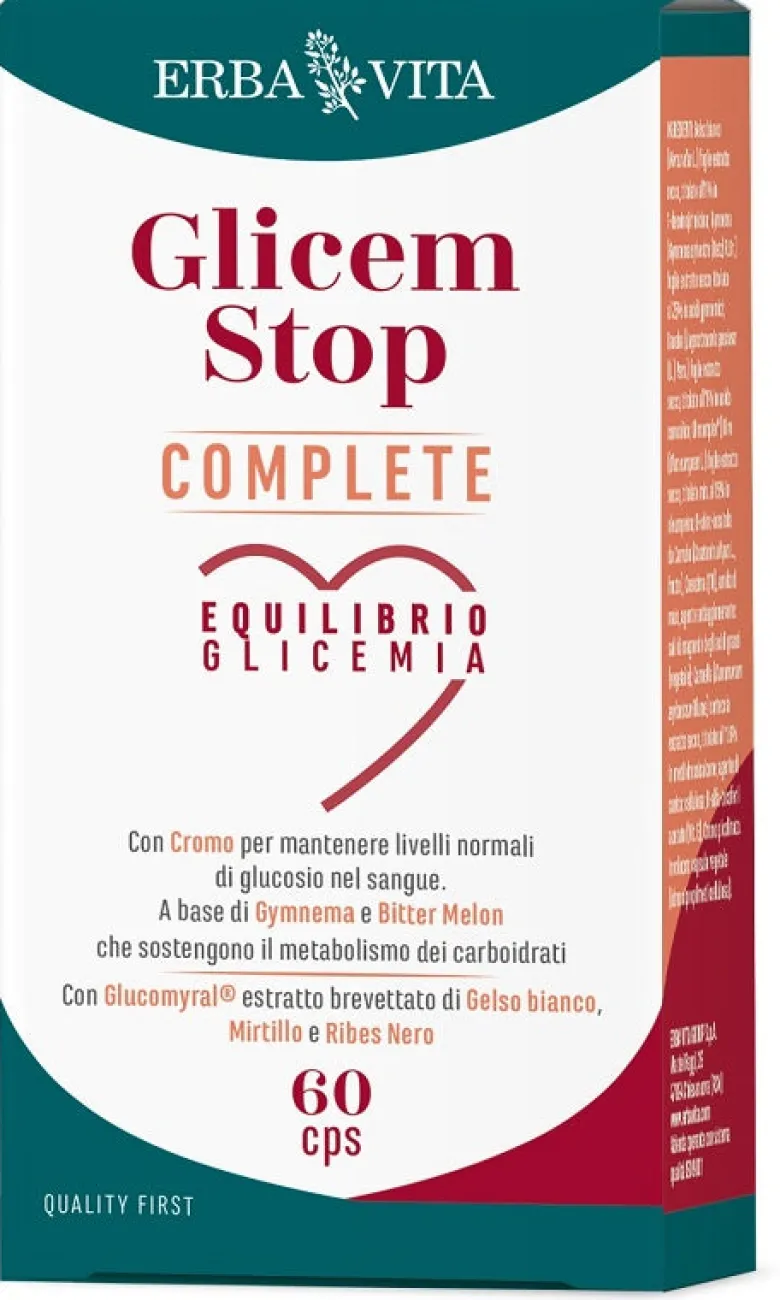Erba Vita Glicem Stop Complete 60 Capsule