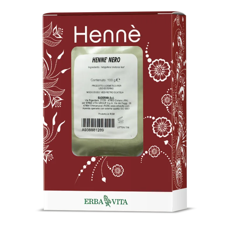 Erba Vita Henne Colorante Capelli Neutro 100g
