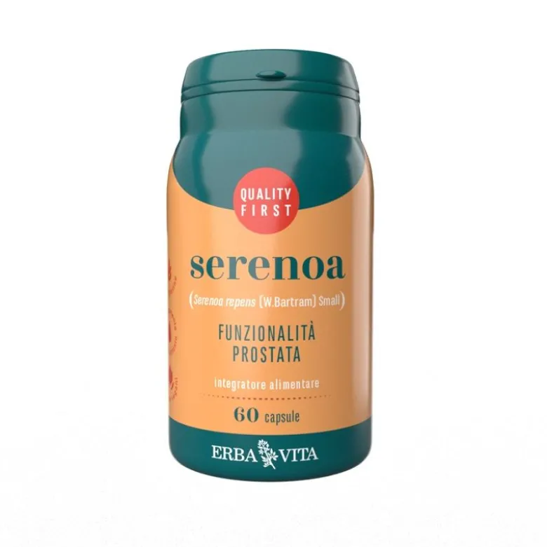 Erba Vita Serenoa per il benessere di prostata e vie urinarie 60 capsule