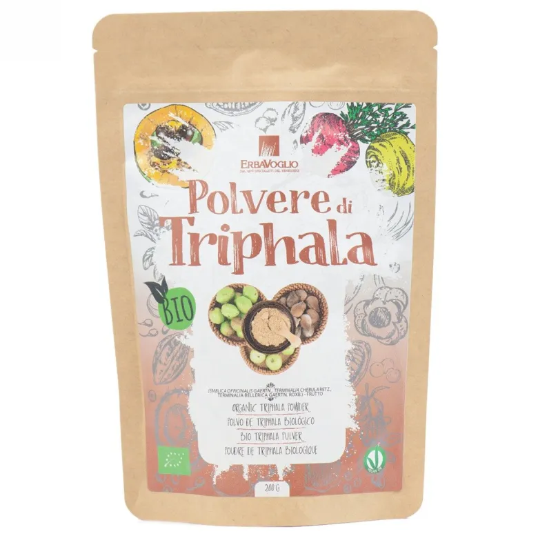 Erbavoglio Polvere di Triphala Bio ad azione depurativa 200g