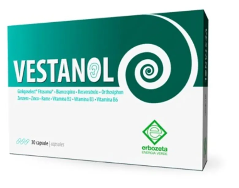 Erbozeta Vestanol per il benessere del microcircolo 30 capsule