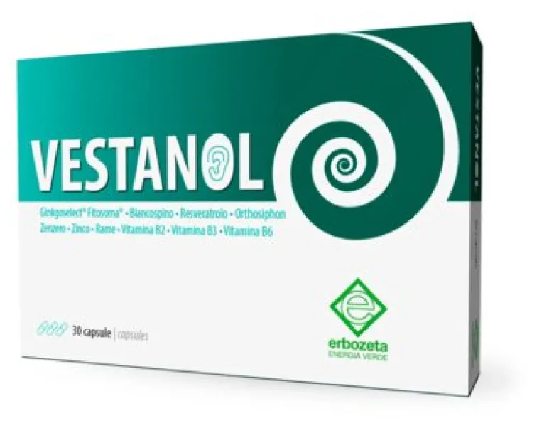 Erbozeta Vestanol per il benessere del microcircolo 30 capsule