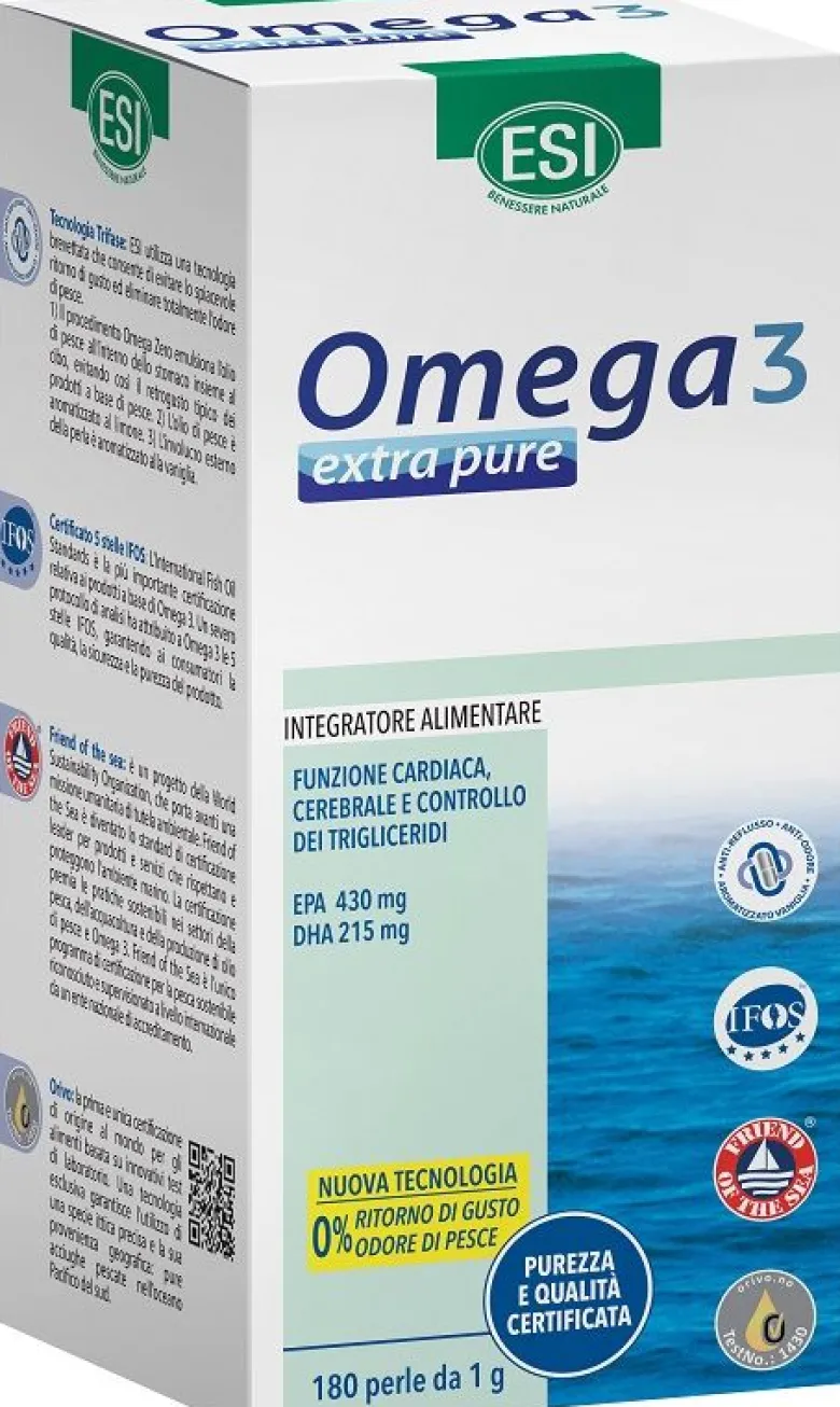 Esi Omega 3 Extra Pure 180 Perle - Integratore di Qualità