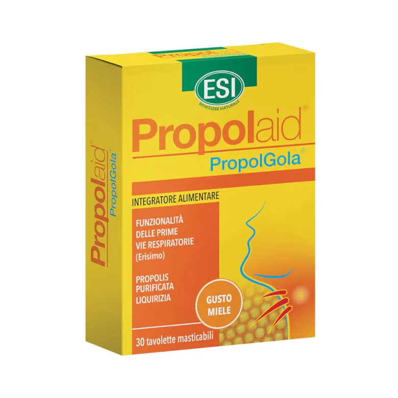 Esi Propolaid Tavolette Gola Miele 30 Tavolette
