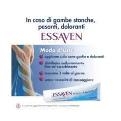 Essaven Gel C.M 1% + 0,8% 80 Grammi