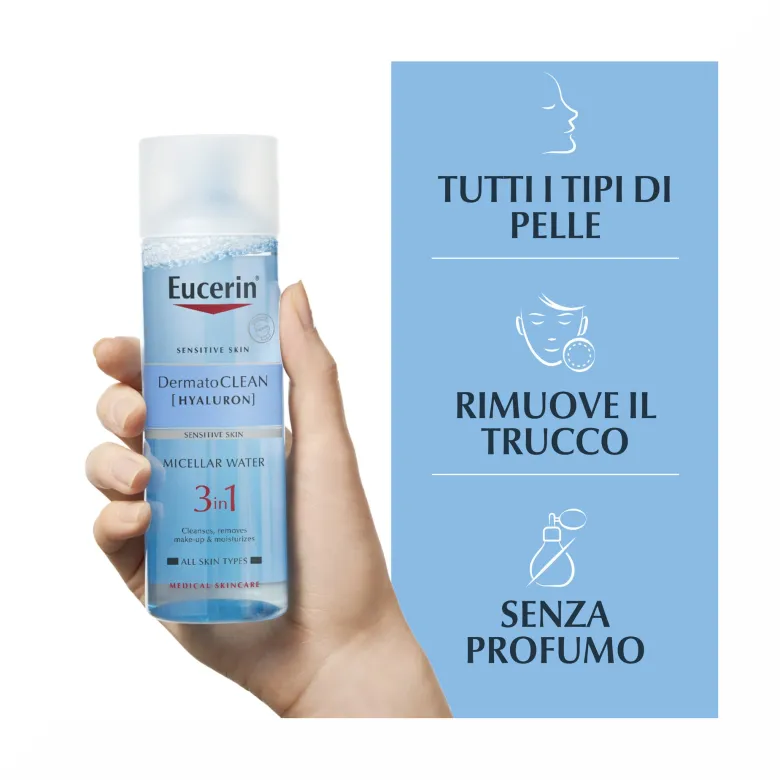 Eucerin DermatoClean Hyaluron Acqua Micellare 3in1 200ml