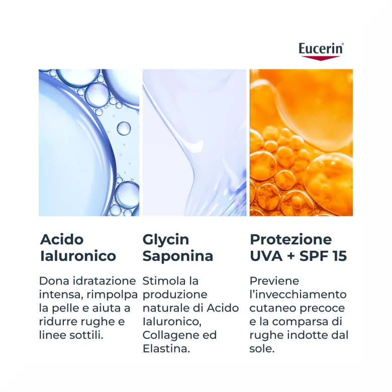 Eucerin Hyaluron-Filler Crema Viso Giorno SPF15 pelle normale e mista 50ml