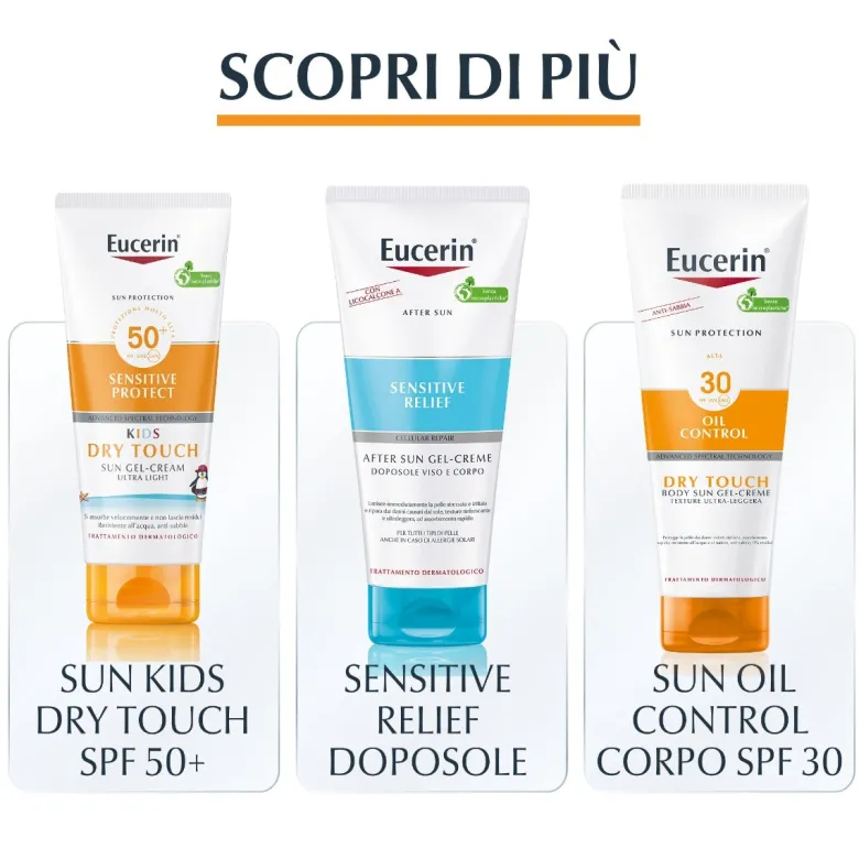 Eucerin Sensitive Protect Sun Spray Transparent Dry Touch SPF30