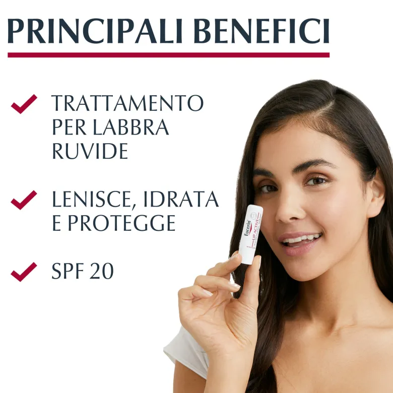 Eucerin Stick Labbra 5ml - Protezione e Idratazione Quotidiana