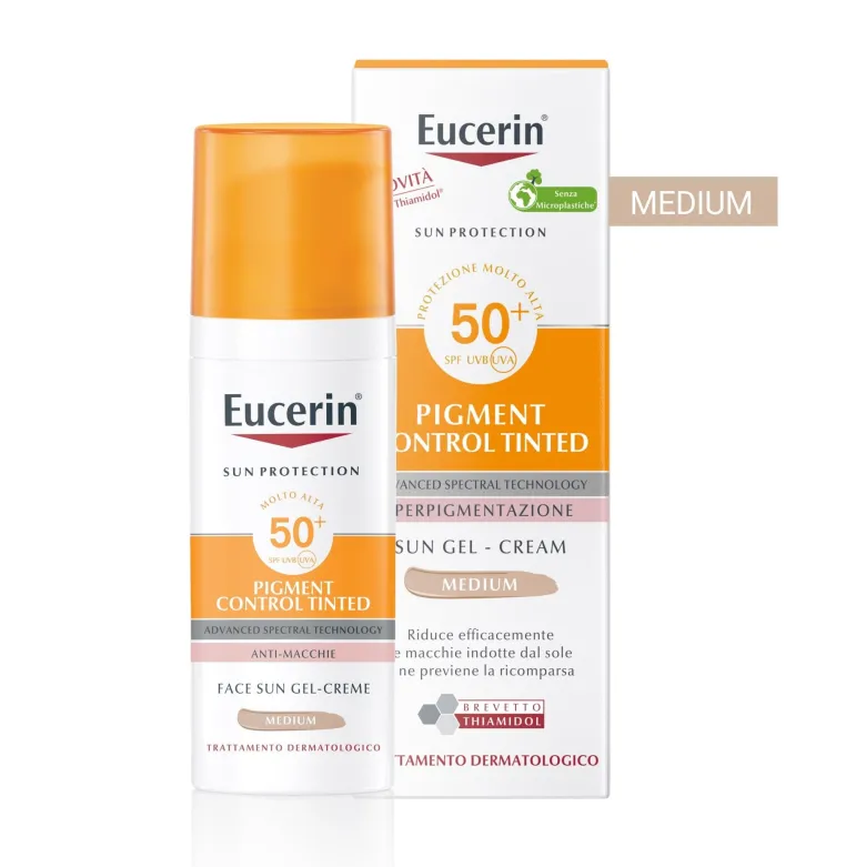Eucerin Sun Pigment Control Tinted Gel-Crème With SPF50+ Medium