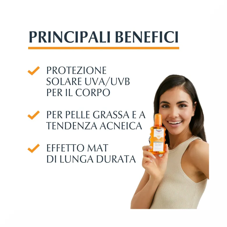 Eucerin Sunsensitive Protect Sun Spray SPF50 200ml Dry Touch