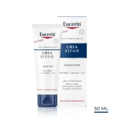 Eucerin UreaRepair Crema Viso Levigante 5% Urea 50ml