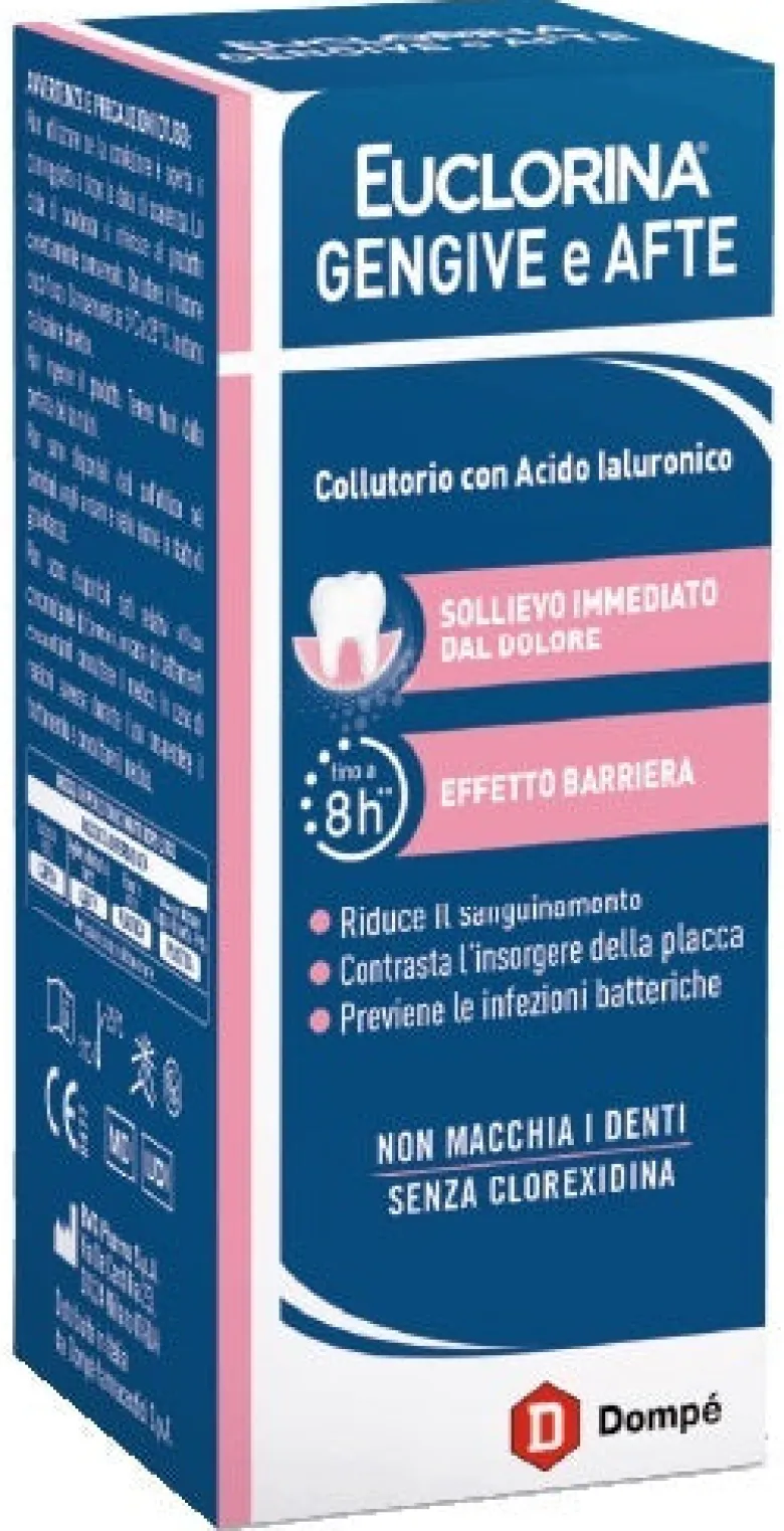 Euclorina Gengive e Afte 200ml