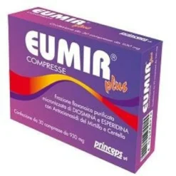 Eumir Plus integratore di bioflavonoidi con estratti di Mirtillo e Centella