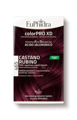 Euphidra ColorPro XD colorazione permanente eXtra Delicata n. 465 castano rubino