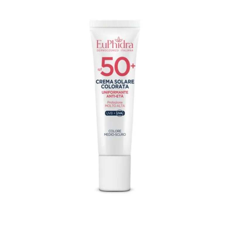 Euphidra Kaleido Crema Solare Viso Colorata Medio-Scuro 30ml SPF50+