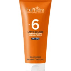 EuPhidra Latte Solare Abbronzante SPF6 protezione bassa 200ml