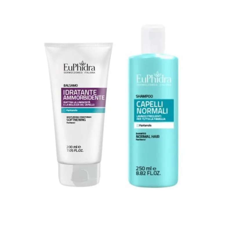 Euphidra Trattamento capelli normali shampoo 250ml+ balsamo idratante 200ml