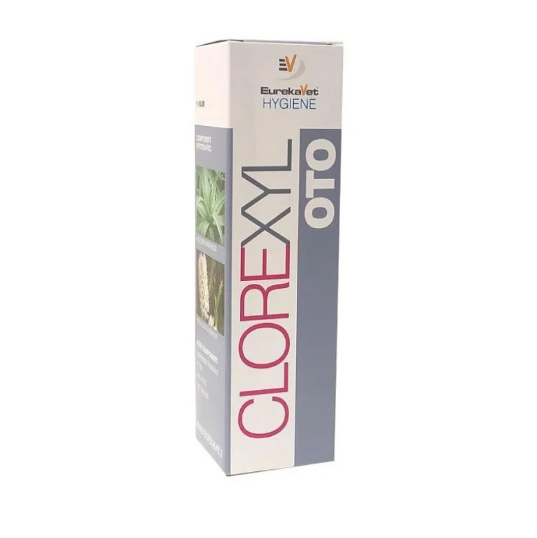 EurekaVet Clorexyl Oto igiene dell'orecchio di cani gatti e conigli 150ml